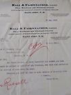 15  Antique Letters Mostly On Letterhead For Hall Fairweather Flour Early 1900s