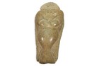 Inuit Resting Man Hand-carved Soapstone Sculpture Native Canadian Art
