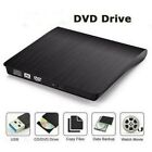 Slim External Cd Dvd Rw Drive Usb 3 0 Writer Burner Player Black For Laptop Pc