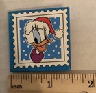 Disney Daisy Duck Stamp Christmas Pin Square Vintage  a 