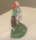 Vintage Cast Iron Door Stop  Holland Boy   Girl  Multi-color  Hubley 332 