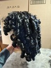 Black Curly Costume Wig