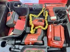 Hilti X-bt Case Set Dx351bt Powder Gun  Sf Bt 18-a Drill  2 Batteries    Charger