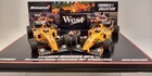 2 Car Set 1 43 Minichamps Mclaren Mercedes Mp4 12 Test 1997 Interim Livery