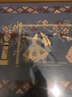 Antique Or Vintage Framed Needlepoint Picture Ballroom Dancers 15  X 25  Blue