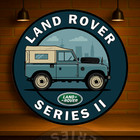 Land Rover Seriesii Off-road Heritage Classic 4x4 Heavy Metal Sign- 19 7   50cm 