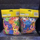 2 X Crayola Wonderfoam Foam Assorted Shapes - Letters   Numbers - 266 Pcs Each