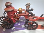 Vintage Cast Iron Fire Wagon
