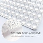 Llry Clear Adhesive Bumper Pads- Sound Dampening Transparent Rubber 