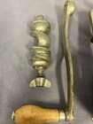 Vintage Universal No  2 Meat Grinder Clamp-on Hand Crank Cast Iron Made Usa
