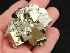Nice And 100  Natural Pyrite Cube Cluster From Peru 155gr
