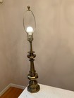 Vintage Heavy  Brass Table Lamp No Shade Working 36  Tall
