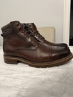 Johnston   Murphy Xc Flex Men   s Brown Leather Cap Toe Lace-up Ankle Boots 11