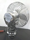 12-volt Heavy-duty Metal Fan By Roadpro  Stainless Steel  Chrome Finish