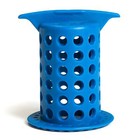 Showershroom    blue  2  Revolutionary Hair Catcher For Shower Drain By Tubshroom