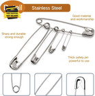 3 Inches Large Safety Pins Heavy Duty  Pack Of 50  Big Safety Pins  Safety Pins 