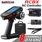 Radiolink Rc8x 8ch 2 4g Rc Transmitter And R8fg R4fgm Gyro Receiver Touch Screen