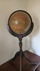 Antique Philips 12in Terrestrial Globe World On Stand  