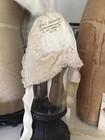 Outstanding French Antique Victorian Baby Bonnet Mme E  Etcheverry Paris Orig   
