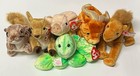Ty Beanie Babies Amimal   Insect 6 Pc Lot Worm Camel Squirrel Pig All W Tags