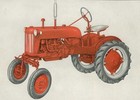  1953 Ih Farmall Cub Tractor Brochure Implements Plows Planters Cultivator 