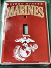 Licensed   Set Of 2  U s m c   U s  Marine Corps Single Light Switch Covers