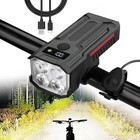 High Lumens Bicycle Front Headlight Led Bike Light Usb Rechargeable Waterproof