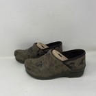Dansko Professional Suede Camo Clogs Women 7 5   Eu 38