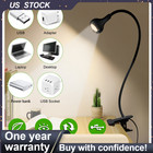 Usb Reading Light Flexible Led Lamp Laptop Computer Clip On Bed Desk Table New