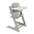 Stokke Tripp Trapp High Chair 2 Glacier Green With Tray Baby Set