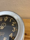 Chelsea U s  Navy Mark I Deck Clock 1941  Wwii Chrome Maritime W key Working