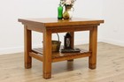 Farmhouse Vintage Birch Butcher Block Kitchen Island Table  55278