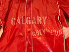 1968 -1971 Calgary Stampeders Cfl Football Grey Cup Sideline Vinyl Coats  Red