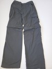 Kids Columbia Convertible Hiking Pants Size Medium 10 12 Gray Omni Shade