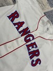 Vintage 90s Texas Rangers Russell Athletic Mlb Baseball Jersey Shirt Size Large