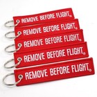 Remove Before Flight Red white Key Chain Aviation Motorcycle 1 Keychain