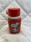 Vintage 1958 Peanuts Snoopy Thermos 8 Oz Red