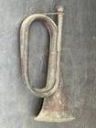 Vintage Or Antique Military Bugle  Likely Dating Back To The World War Ii 