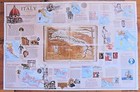 National Geographic February 1995 Map Poster Historical Italy Florence Papal 