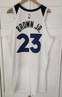 Troy Brown Jr Minnesota Timberwolves Game Used Worn 2023 24 Jersey Nba Loa