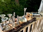 Lot Silver Plate-12 Pieces  See Photos   Description For Details-marked Vintage 