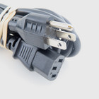 Lot Of 10 3 Prong Power Cord Cable Server Computer Monitor Nema 5-15p C13 Kettle