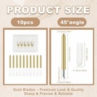 Zilamgoo 10-pack Fine Point Blades For Cricut Maker   Explore Air