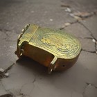 Antique Ottoman Turkish Islamic Powder Capsule Flask   Flint Box  Ammo Pouch