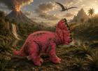 Applause Triceratops Plush Dinosaur Jurassic Dino Stuffed Animal 1992 16  Long
