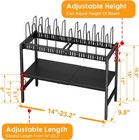 2-tier Expandable Pot   Pan Organizer For Cabinet  10 Dividers
