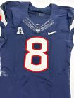 Uconn Huskies Game Used   Game Worn Nike Football Jersey  8 Size 36  4 Length