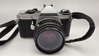 Vintage Pentax Me 35mm Slr Film Camera W  50mm Lens - Tested And Working