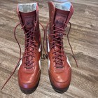 Vintage Reebok Boxing Boots Size 7 5 Red Leather High Top Sneakers Shoes