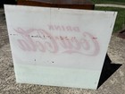 Vintage Coca-cola Soda Machine Plexiglass Insert 1960s 25    X 23    Pause   Reflect